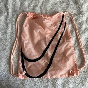 Nike Racing pink drawstring backpack